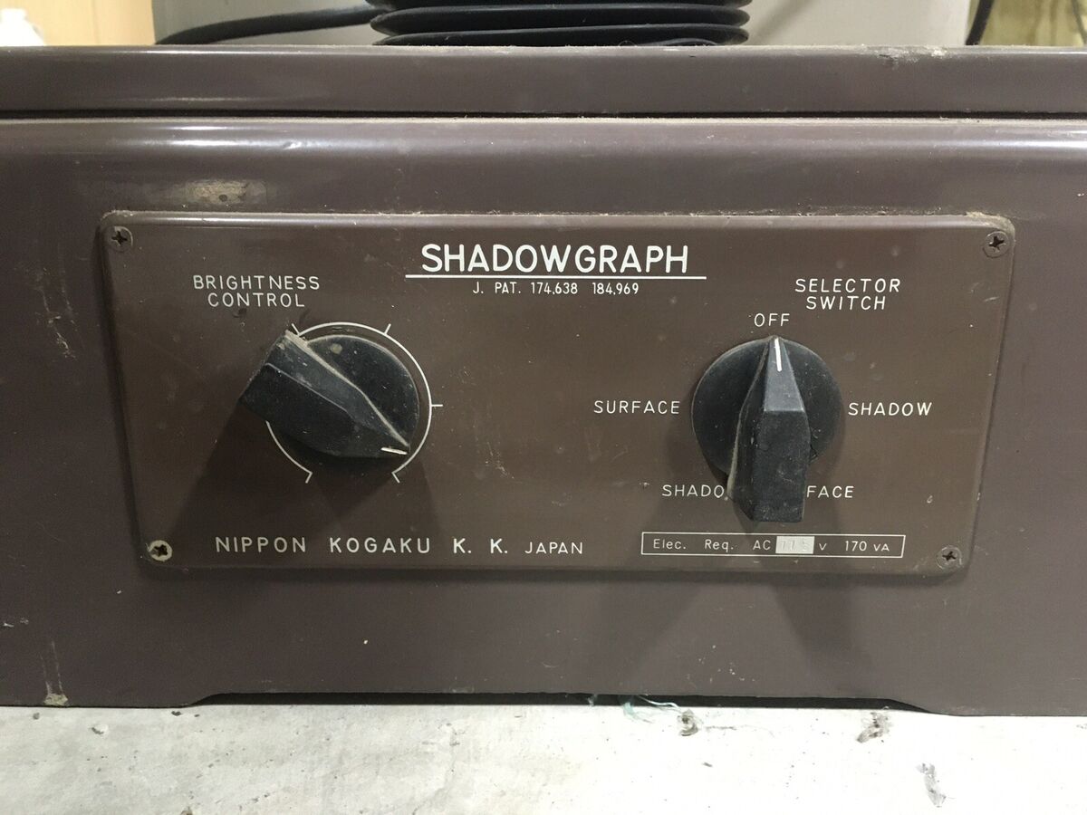 Nikon Profile Projector Model 6C NO. 8942 & Nikon Shadow Nikon Profile Projector Model 6C NO. 8942 & Nikon Shadow