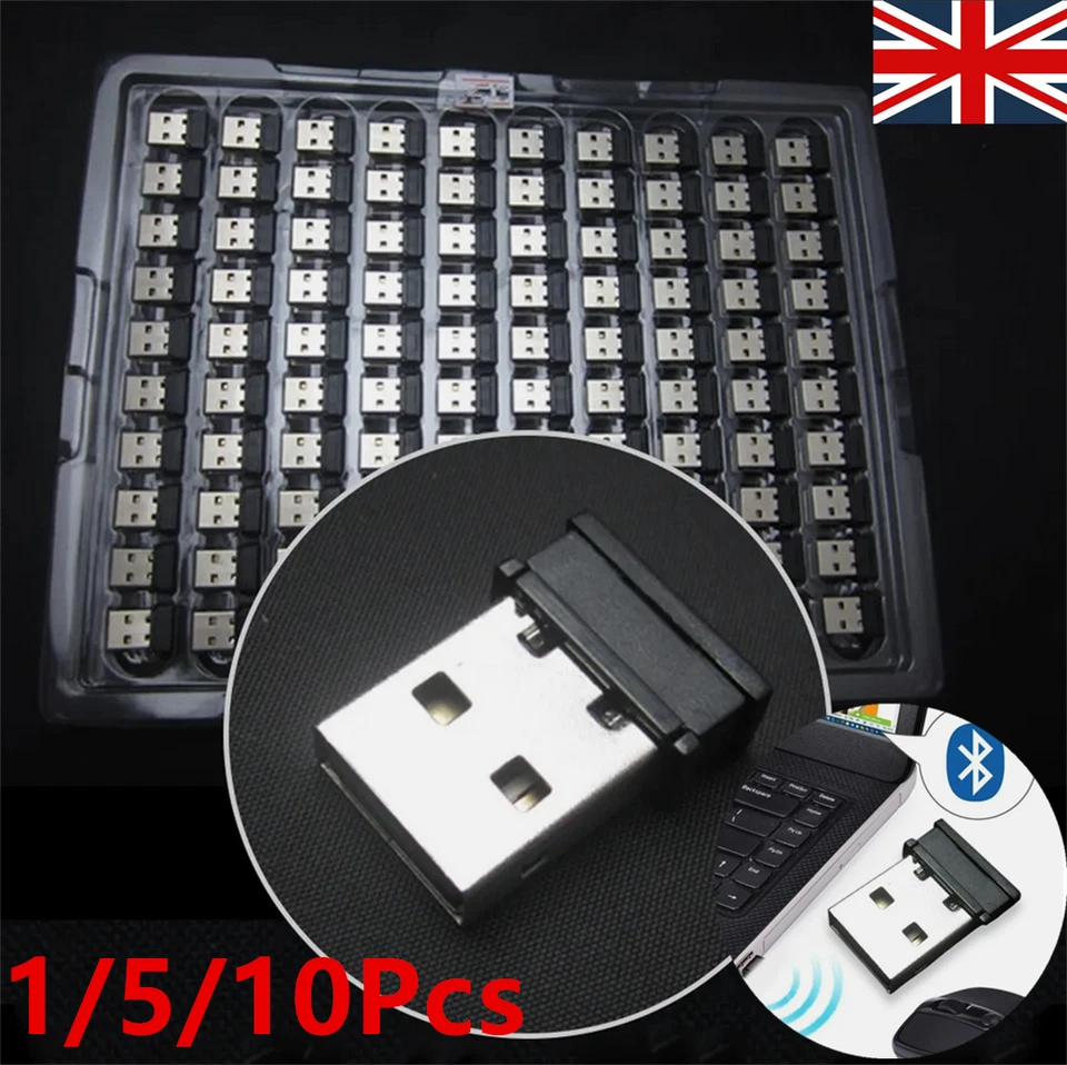 2/5/10X 2.4G Wireless Receiver for Mouse&Keyboard USB Adapter Wireless Dongle` - Image 3 of 4