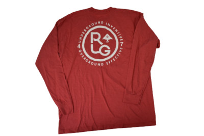 LRG Lifted Research Group Mens Red Underground Inventive Shirt New S-2XL