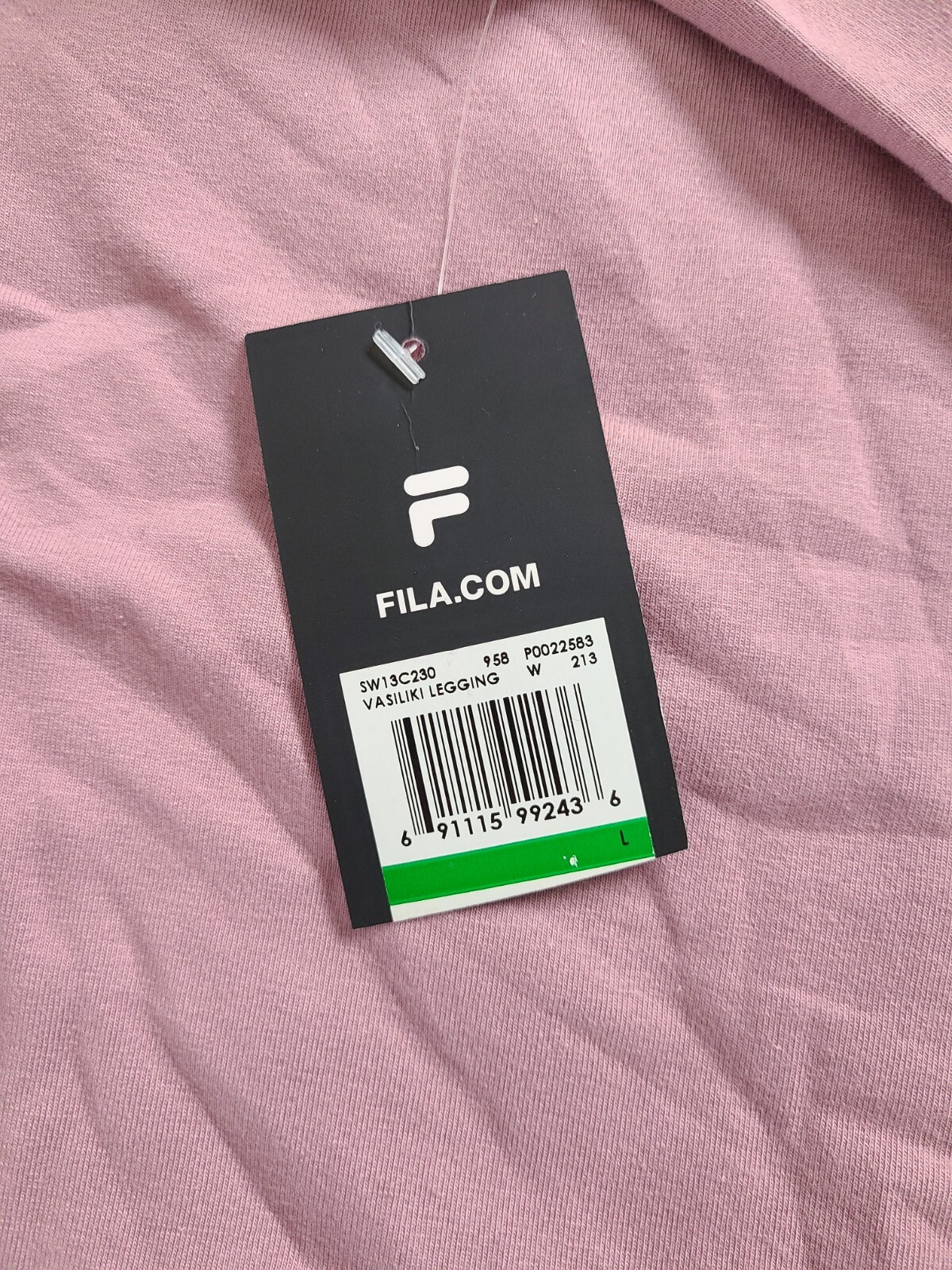 FILA Leggings alla caviglia in cotone taglia lg nuovi con etichette