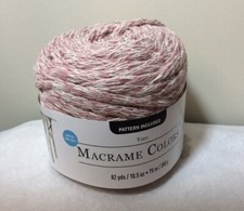 Loops Threads Macrame Colors Yarn Dried Rose Marl