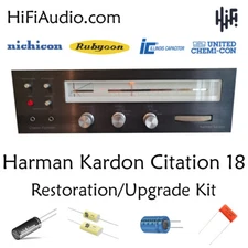 Harman Kardon Citation 18 tuner restoration recap repair service rebuild kit