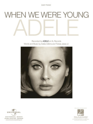 ADELE ''WHEN WE WERE YOUNG'' SHEET MUSIC-EASY PIANO-BRAND NEW ON SALE-HIT SONG!!