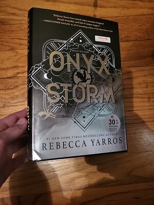 ONYX STORM Deluxe Limited Exclusvie Collector's Edition TARGET HARDCOVER BOOK
