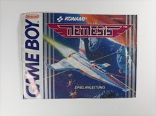 Nemesis Nintendo Gameboy Classic nur Spielanleitung Booklet #717