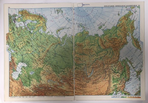 Atlas für die 6. bis 11. Klasse VEB Haack Gotha DDR 14. Auflage 1989 - Bild 9 von 13