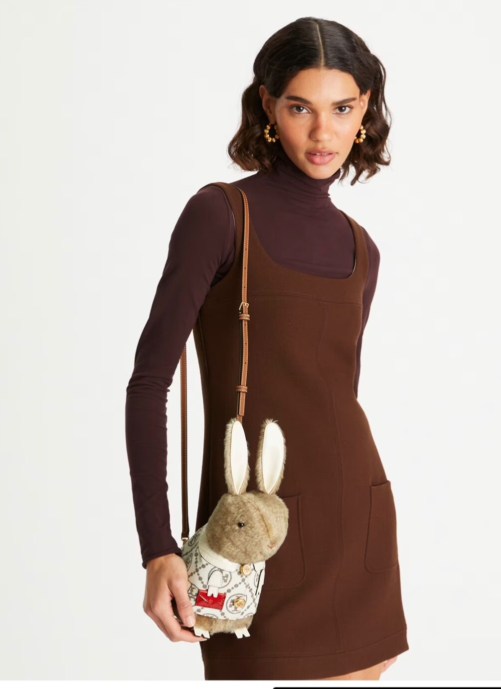 Tory Burch Reva Mini Rabbit Crossbody Bag NWT! SOLD OUT IN STORES! image 4