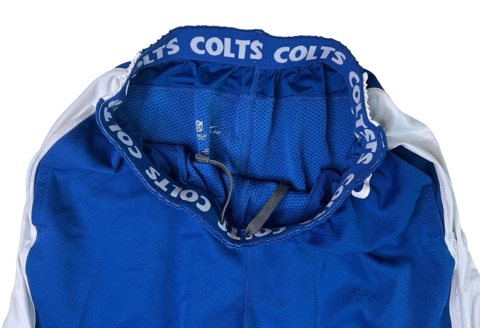 Men's Nike Dri-Fit NFL On Field Indianapolis Colts Athletic Shorts Size Medium