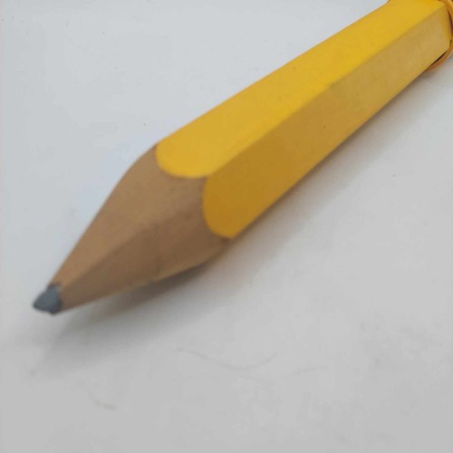 Wooden Jumbo Real Pencil +Eraser Prop Gift Decor Novelty 11.5 Inch Funny Big - Picture 6 of 7