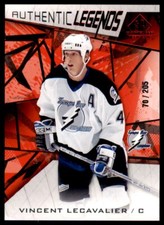 2021-22 SP Game Used Red Fragment #120 Vincent Lecavalier 70/205 Tampa Bay