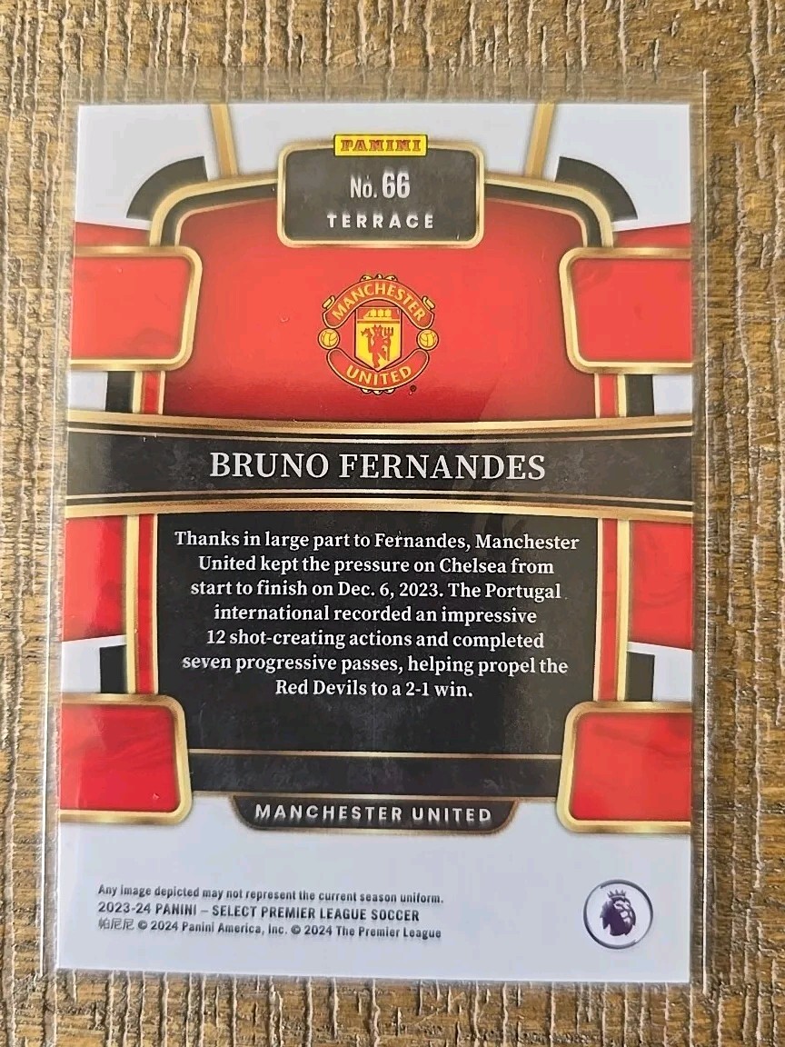 2023-24 PANINI SELECT PREMIER LEAGUE #66 Bruno Fernandes