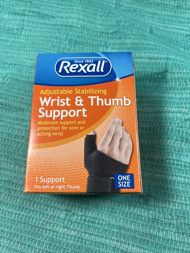 Rexall - Wrist & Thumb Support - One Size - Moderate Support Q3