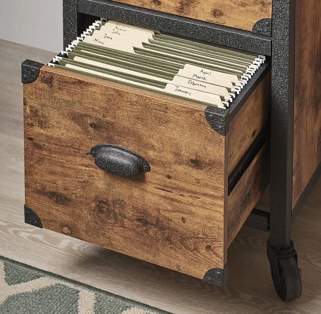 End table with file storage deals