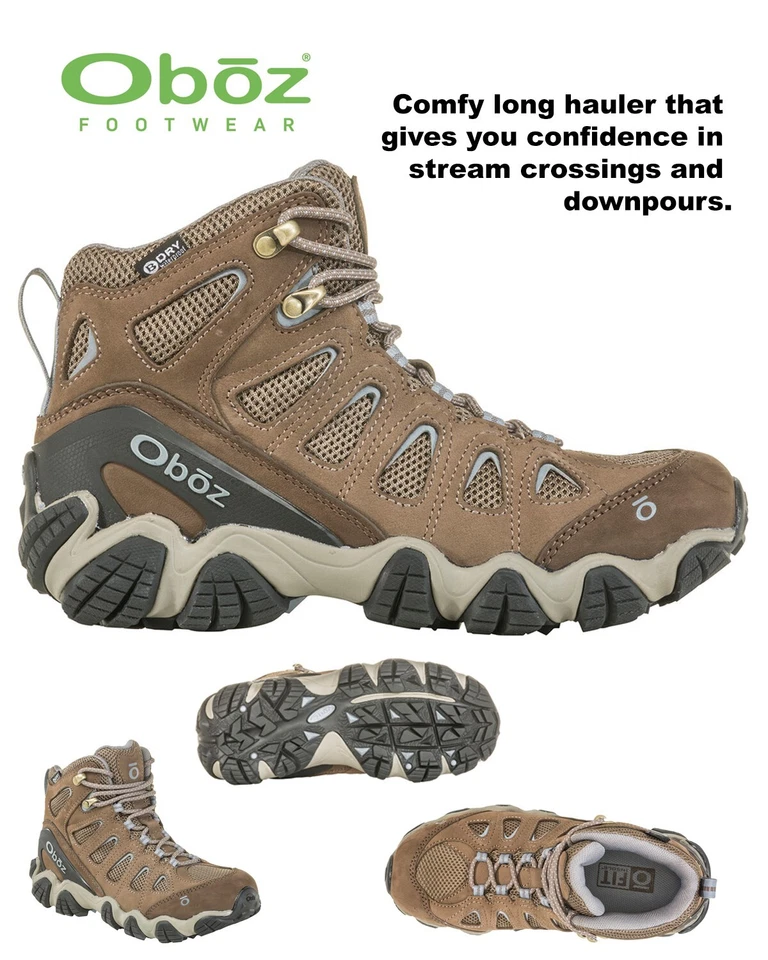 Oboz Sawtooth II Mid B-DRY Waterproof Hiking Boots - Women's / Style : 23702