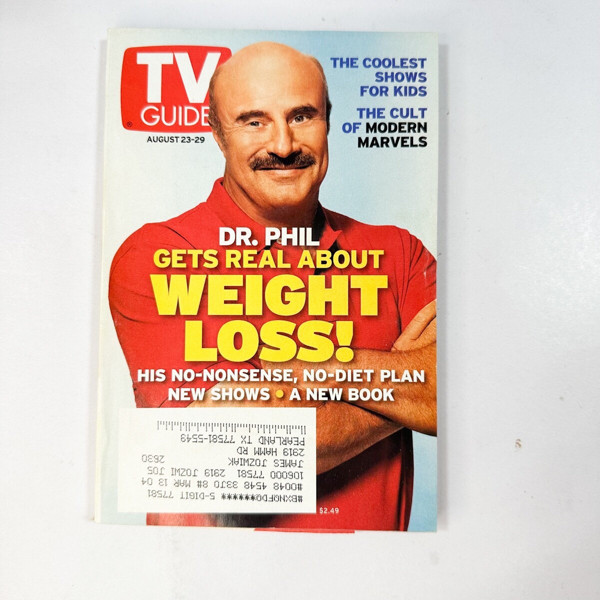 TV Guide Aug 23 2003 - Dr. Phil Gets Real About Weight Loss, Parents Guide to TV
