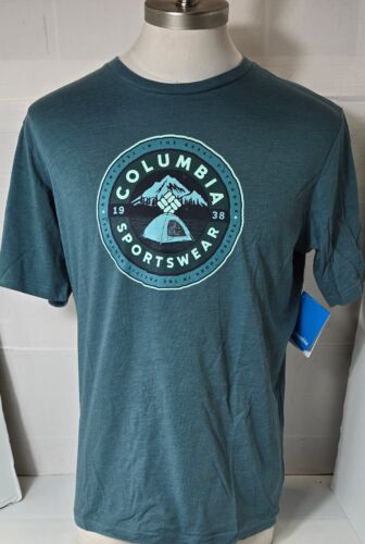 Camiseta Columbia Brightwoods Basin manga corta - verde - para hombre - Imagen 2 de 18