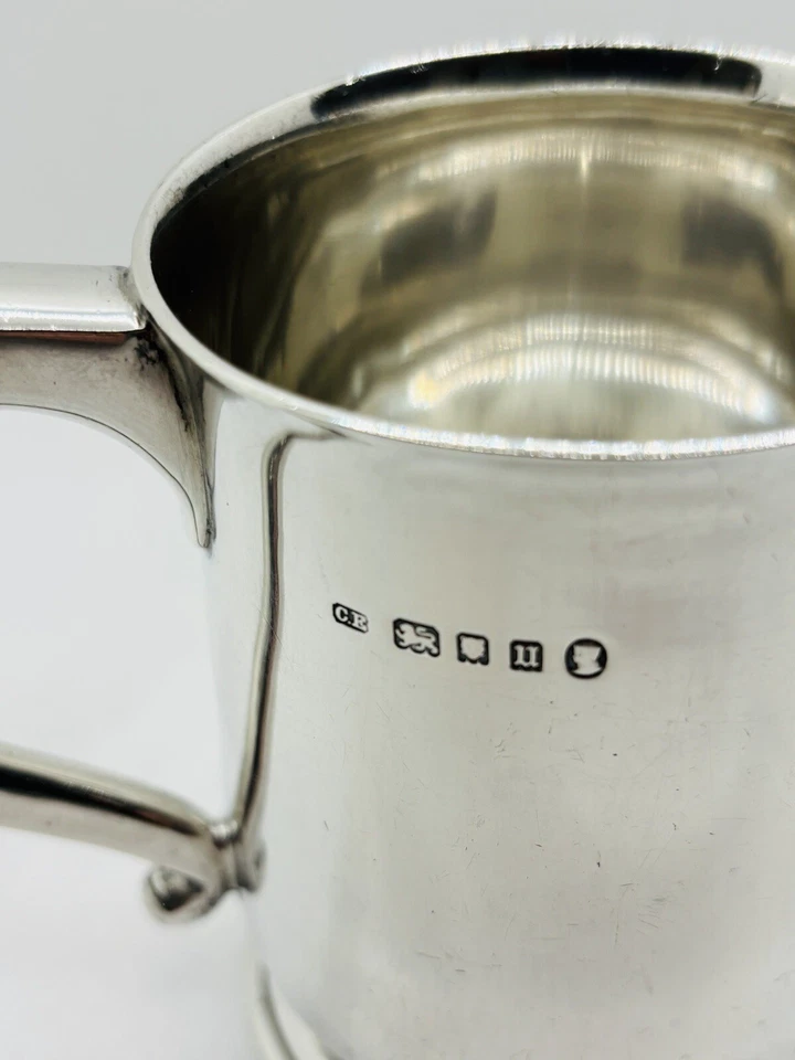 EXCEPTIONAL 1935 SILVER MUG GEORGE V JUBILEE MARK - CHARLES EDWARDS, LONDON 254g - Image 4 of 4