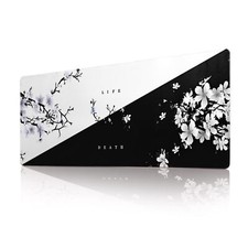 Cherry Blossom Ink Gaming Mouse Pad XL Desk Mat Office Keyboard Decor