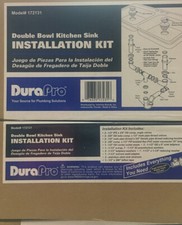 DOUBLE BOWL Kitchen Sink Installation Kit