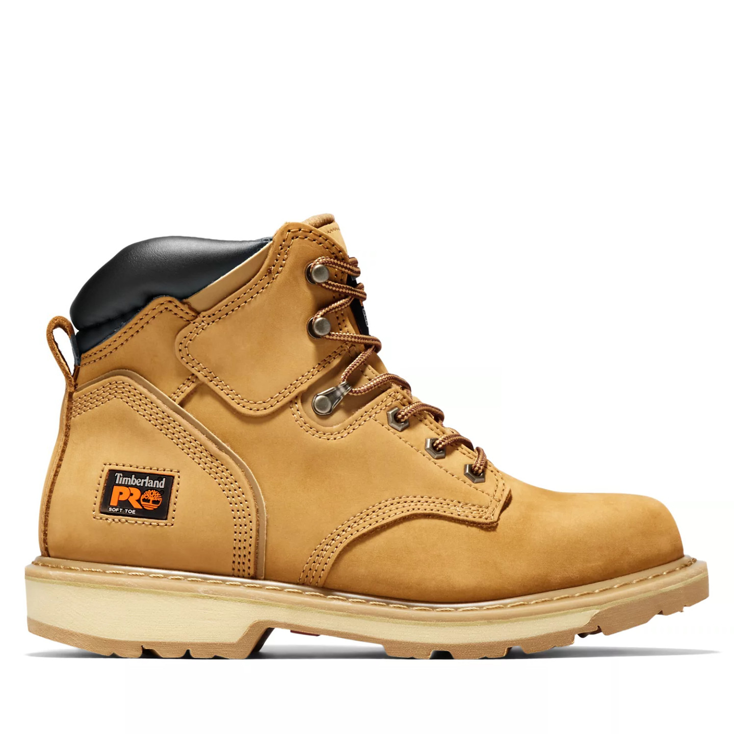 's Pit Boss 6" Work Boots Soft Toe Slip Heat Abrasion -resis