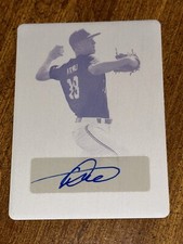 DEVIN FUTRELL 2020 Leaf Perfect Game MAGENTA PLATE AUTO #1/1 VANDERBILT, RED SOX
