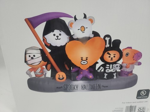 Line Friends BT21 Scene for Halloween By Airblown Inflatable 8.5ft wide - Picture 5 of 13