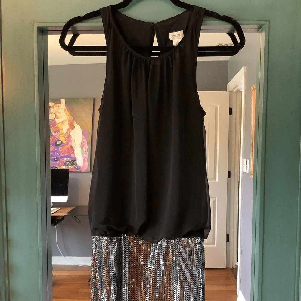 Cache Flapper Style Sequined Dress. - image 2