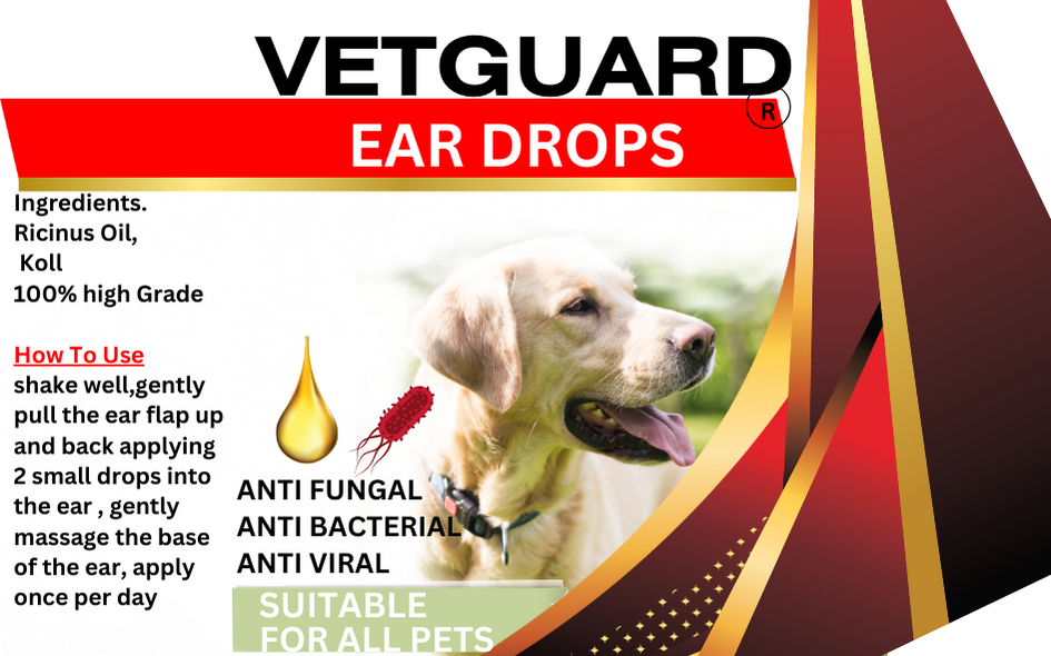 Dog Ear Drops Strong Natural Vet Strength Removes Stinky Stuff Wax eBay