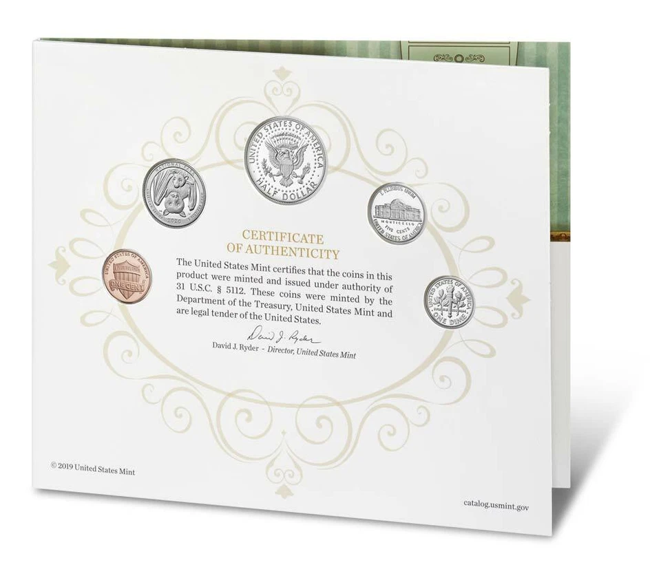 2020 S US MINT BIRTH SET (20RD) BIRTHDAY GIFT 5 COIN PROOF SET Official Issue - Image 3 of 4