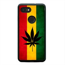 One Love Rasta Weed Pot Star Jamaica Case Cover For Google Pixel 3 3XL 2XL