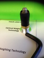 Tour Lock Pro 17gram Counter Weight Silver for Woods/Hybrid/wedges w/Manual