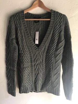 theory cable knit sweater