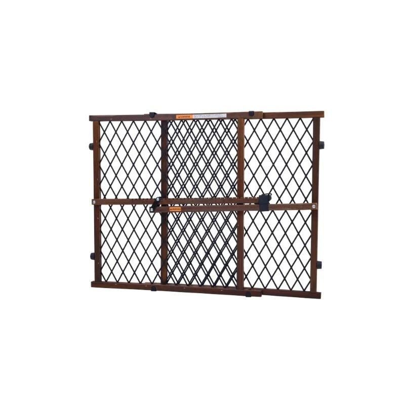Parent's Choice Brown Farmhouse Safety Baby Wooden Gate for Aged 6 to 24 Months - Imagem 4 de 4