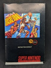 NCAA Basketball SNES Manual Only