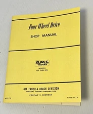 Shop Manual 1955 1956 1957 1958 1959 NAPCO Chevy GMC Truck Half 3/4 1 And 2 Ton