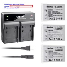 Kastar Battery AC Rapid Charger for Canon NB-5L NB5LH PowerShot SX210 IS SX210IS