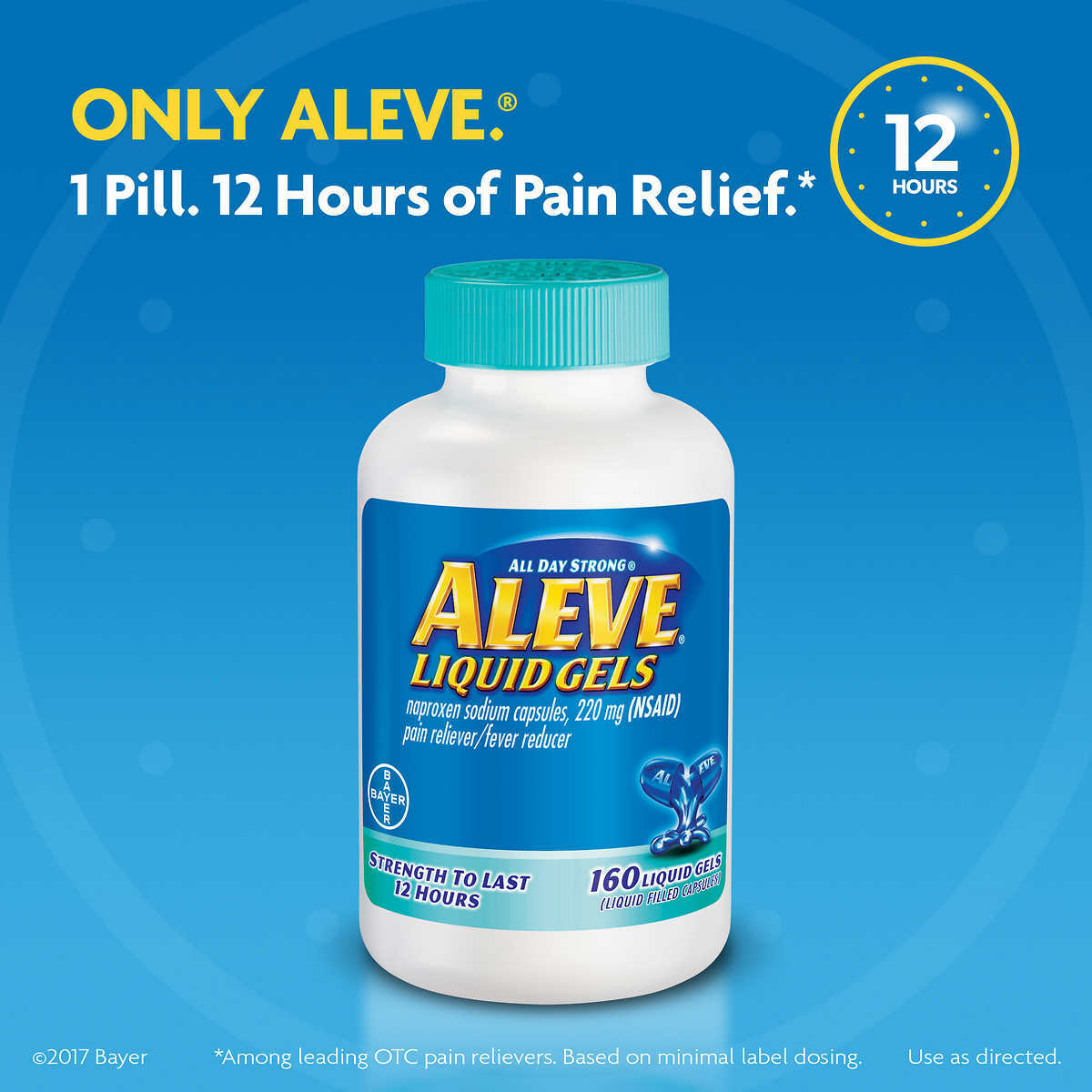 Aleve Liquid Gels w.Naproxen Sodium, Pain Reliever & Fever Reducer