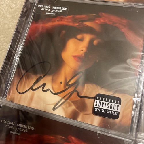 Rare Ariana Grande Eternal Sunshine Signed CD Full Signature - Picture 5 of 11