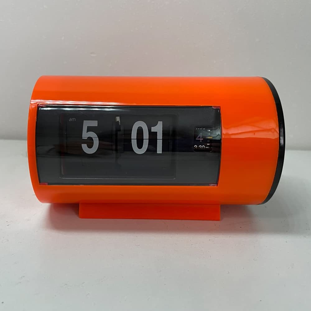Retro Table Clock Auto Flip Clock 12 Hours Am/pm Format Display Timepiece Desk C