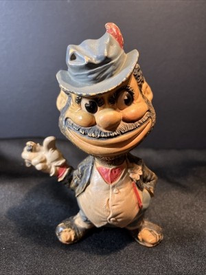 1950s Baseball Brooklyn Dodgers Bums 7'' Rempel Squeaker Souvenir Toy Figurine