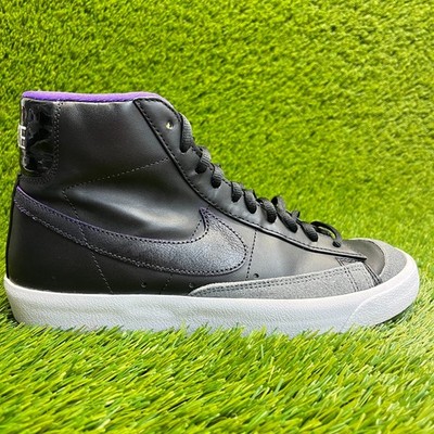 Nike Blazer Mid '77 EMB World Champs Mens Size 8.5 Black Walking Shoes Sneakers