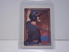 1992 Topps Baseball Jim Thome Rookie Card. rookie card picture