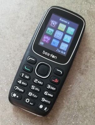 Beafon C65 Dual SIM Tastenhandy 2G GSM Mobiltelefon mit Kamera - Notfallhandy