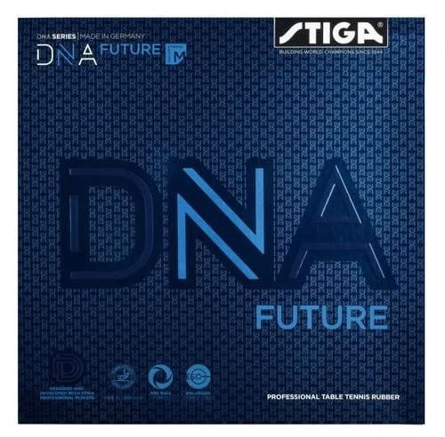 STIGA 1712080117 Table Tennis Rubber  DNA FUTURE M  Soft Lining  Tension Black