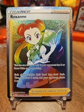 Roxanne 206/189 Astral Radiance FA Rainbow Secret Rare Holo Pokemon Card NM on eBay
