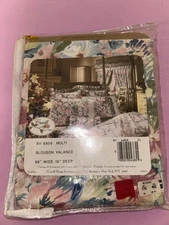 Croscill Home Fashions Blouson Valance ( 88” X 15” L ) New Old Stock Elisa