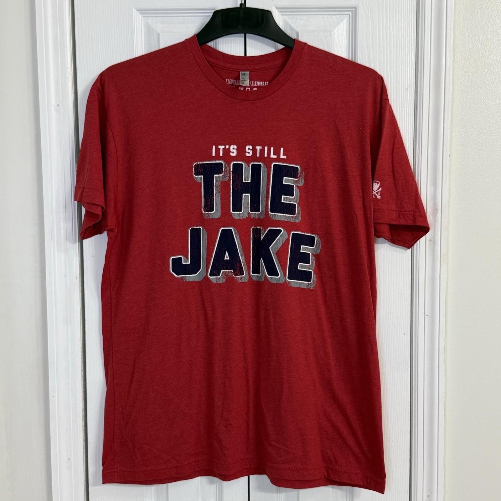 It’s Still The Jake Cleveland Indians Red Shirt - X Large- CLE Clothing Co
