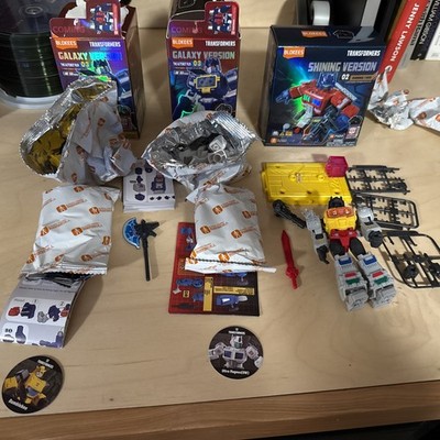 Blokees Transformer  3 Lot Ultra Magnus Grimlock Bumblebee Unbuilt
