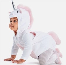 NEW CARTER'S BABY GIRL 3PC UNICORN PLUSH FLEECE HALLOWEEN COSTUME 24M