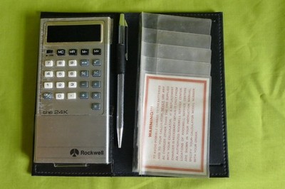 Rockwell 24K Vintage Taschenrechner Ersatzteile & Reparaturen